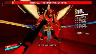 ULTRAKILL | Act 2 | Gabriel Rematch | Feedbacker Only | Violent Difficulty | Proper Fight