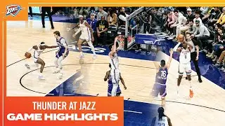 OKC Thunder at Utah Jazz | Game Highlights | January 18, 2024