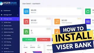 Viser Bank Script Tutorial - How to install ViserBank Digital Banking Script