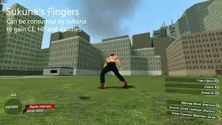 Sukuna Showcase - Garry's Mod [gJujutsu]