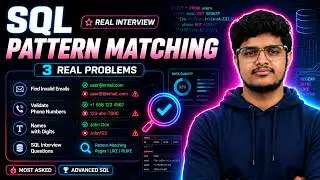 ADVANCED SQL 🔥 Pattern Matching Problems | LIKE, Wildcards & Validation Queries