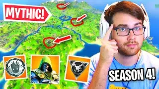 How To Get ALL MYTHIC WEAPONS In Season 4! (Mythic Bosses Locations, Items, and More!)