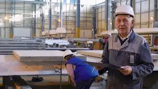 Испытание нагрузкой до разрушения плиты перекрытия БЭНПАН