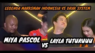 PERTARUNGAN PANAS, MIYA PASCOL VS LAYLA TUTURUU, PASCOL DIBUAT EMOSI - mobile legends