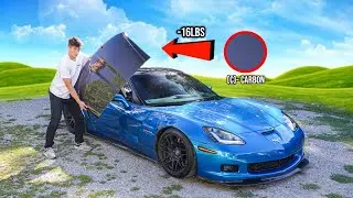 Building the LIGHTEST  Z06 Corvette