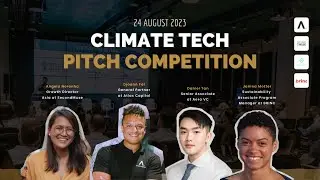 Climate Tech Pitch Competition #August - [Full Event]