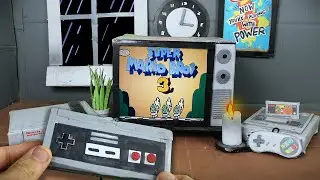 MARIO BROS 3 made from CARDBOARD!