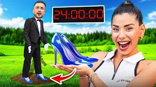 KARDEŞİMİN 24 SAAT KÖLESİ OLDUM !? TOPUKLU AYAKKABI GİYDİM ! 