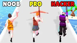 NOOB vs PRO vs HACKER in Evo Shoot 3D