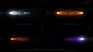 Dark Room Cinematic Opener - 100% After Effects