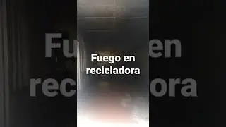fuego en reciclaroda boza
