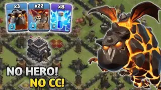 TH9 ATTACK STRATEGY WITH ZAP LAVALOON IN 2024 - CLASH OF CLANS