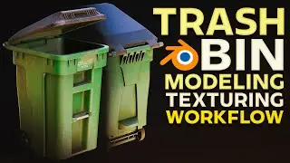How I made a Trash Can in Blender and Substance Painter