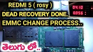 REDMI 5 (ROSY) DEAD RECOVERY | EMMC CHANGE | FULL PROCESS | KRISH MOBILES |