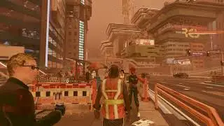 Cyberpunk 2077 Mod Showcase - Radiant Flux Lighting and Weather Mod - More Extreme Sandstorm Effect