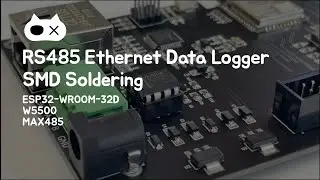 SMD Soldering - RS485 Ethernet Data Logger