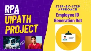 RPA UiPath Project - Generate Employee Id And Mail Project(Beginner level)