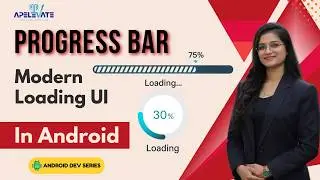 28. Progress Dialog vs ProgressBar in Android | Modern Loading UI + Custom Dialog