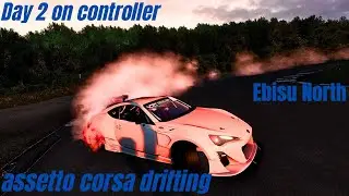 How I Pulled Reverse Entries on Day 2 of Controller Drifting!!! | Assetto Corsa Ebisu North