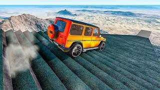Beamng Drive - Машины против Лестницы 28