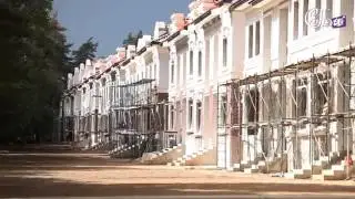 Облицовка фасада современного дома плиткой