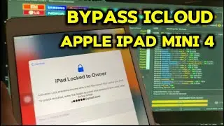 By pass iCloud Apple iPad mini 4 ios 15 via unlock tool