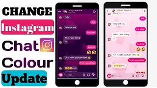 How to change Instagram Chat Color | Fix theme not showing in 2022