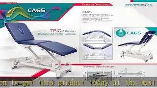 Everyway4all Taiwan CA65 Trio 3 Section Physical Therapeutic Therapy Treatment Table Electric