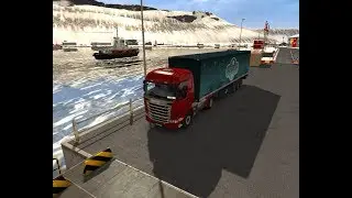 ETS2 V1.28 ProMods V2.18 + RusMap V1.7.4  : Seyðisfjörður(Iceland) - Kiel(Germany)