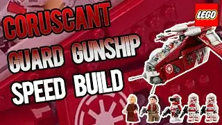 Lego Coruscant Guard Gunship Speed Build - Set 75354 #lego #legostarwars #legocity