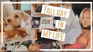 FALL DAY IN MY LIFE | shopping decor, clothes, & puppies!?
