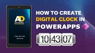 Digital Timer Clock in Power Apps | Tutorial