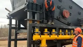 Промприбор для добычи золота с ГИТ-63 в Якутии. Сборка ПКШ-300. Прибор для золотодобычи