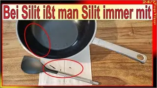 At Silit you always eat Silit with [ Silit Wuhan Wok pan ] Teflon coating & plastic in the food