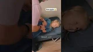 Pediatric Gonstead adjustment with contagious giggles