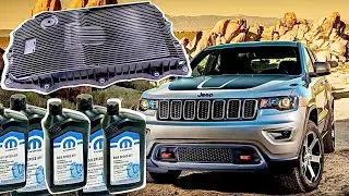 Jeep | Transmission oil change | ZF-8HP Transmission oil pan change | DIY