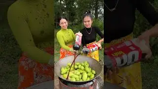Green mango cook recipe and eat #shortvideo #shorts #recipe #cooking #food