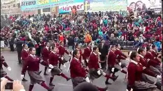 CEP Nuestra Señora de Monserrat en el desfile por el 445 Aniversario de Carabayllo (2016)