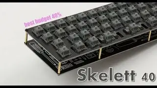 unboxing, assembling, and reviewing the novelkeys Skelett 40 keyboard