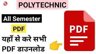 Pdf of all subject of all semester of polytechnic. 