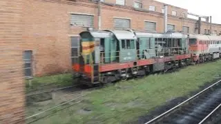 Прибытие поезда №318Б Барановичи - Караганды на станцию Узловая-1