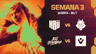 KRU x G2 | 100T x SEN | VCT Americas Etapa 2 | Semana 3 - Dia 1