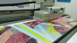 Large format digital 3D metal sheet printing machine with split joint printing