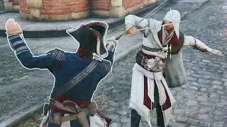 Assassin's Creed Unity Master Assassin Ezio Combat & Sword Duels