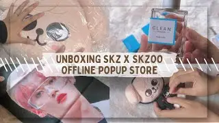 ♡ Unboxing SKZ X SKZOO offline popup store ♡ 스키즈 x 스키주 팝업