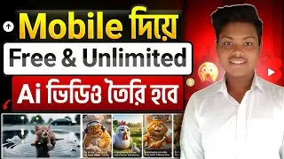 AI দিয়ে ভিডিও তৈরি🔥AI Video Kivabe Banabo- Free Al Video Generator | Text to VideoAl Free Unlimited