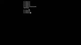 How to get hostname from windows terminal?