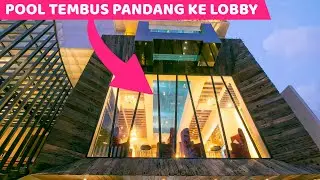 LIHAT ORANG RENANG DARI LOBBY! Posto Domire Jakarta | Hotel bagus dan unik di Jakarta