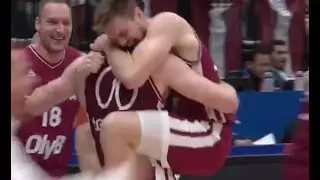 Kristaps Porzingis Reaction to Latvia Upsetting France - FIBA World Cup 2023