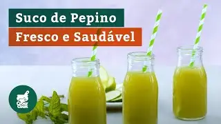 Suco de Pepino fresco e saudável